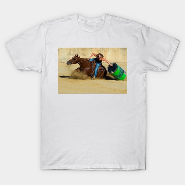 Barrel Racer T-Shirt by joesaladino